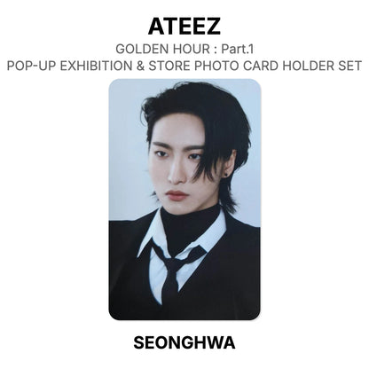 ATEEZ GOLDEN HOUR : Part.1 POP-UP EXHIBITION & STORE PHOTO CARD HOLDER SET Official Photocard