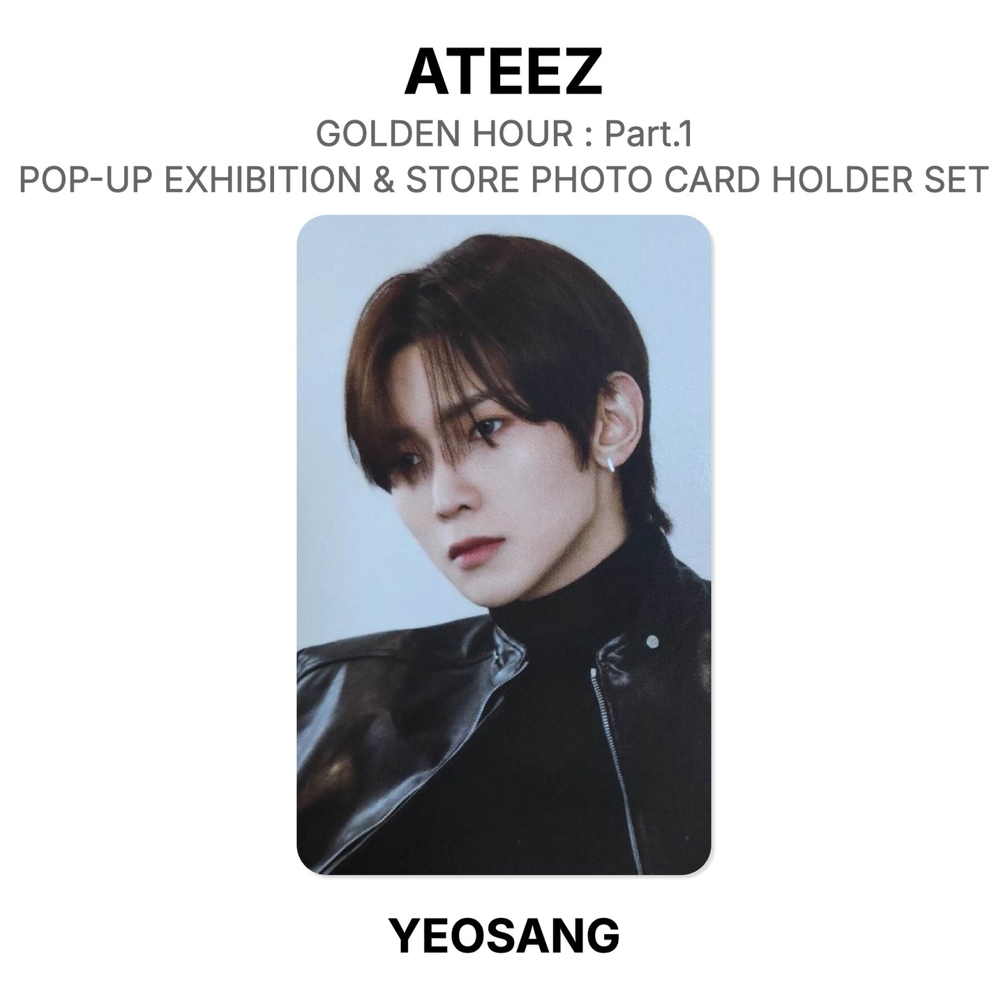 ATEEZ GOLDEN HOUR : Part.1 POP-UP EXHIBITION & STORE PHOTO CARD HOLDER SET Official Photocard