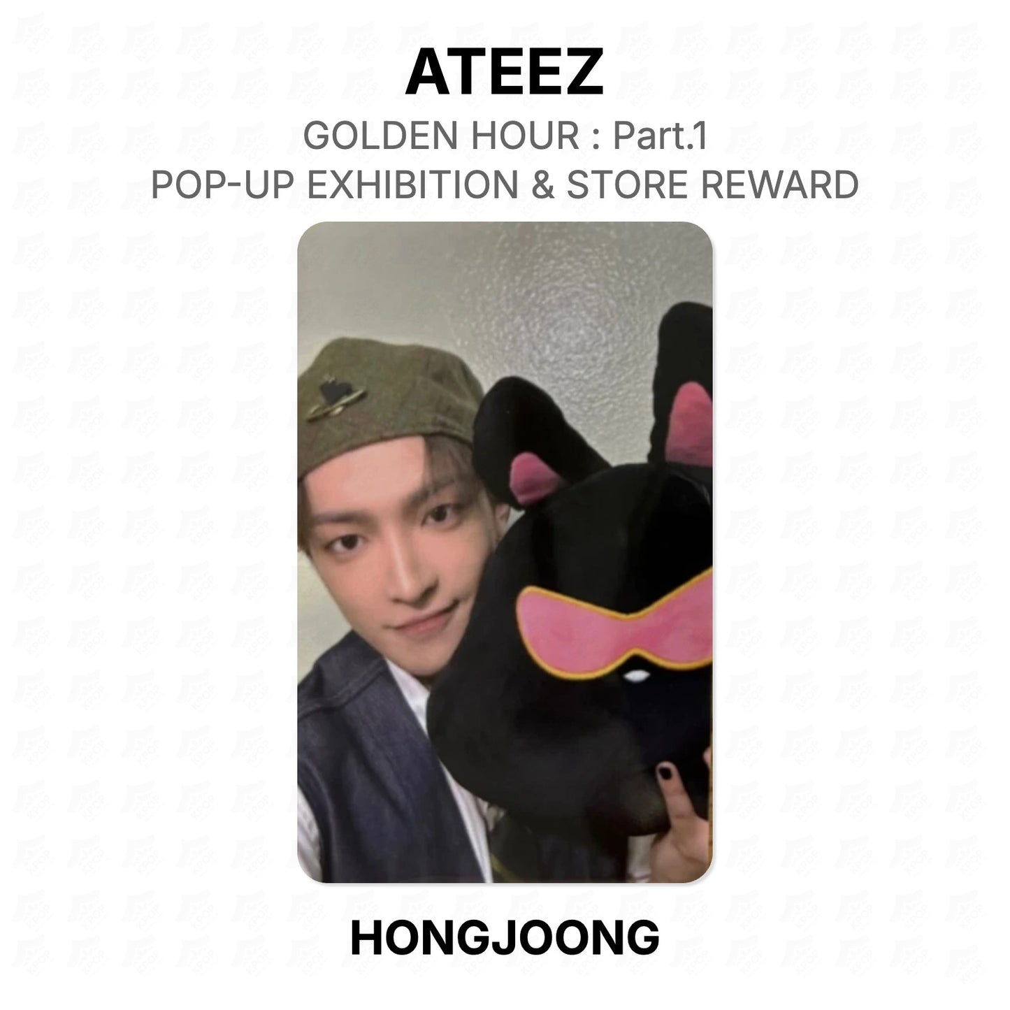 ATEEZ GOLDEN HOUR : Part.1 POP-UP EXHIBITION & STORE REWARD Official Photocard