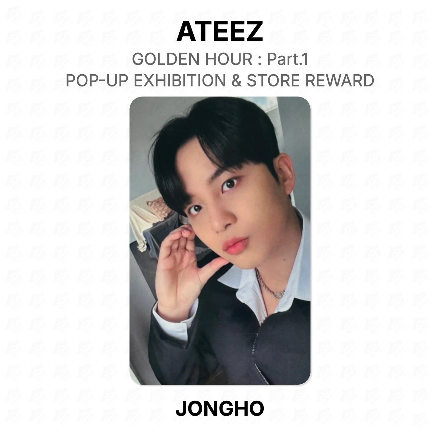 ATEEZ GOLDEN HOUR : Part.1 POP-UP EXHIBITION & STORE REWARD Official Photocard