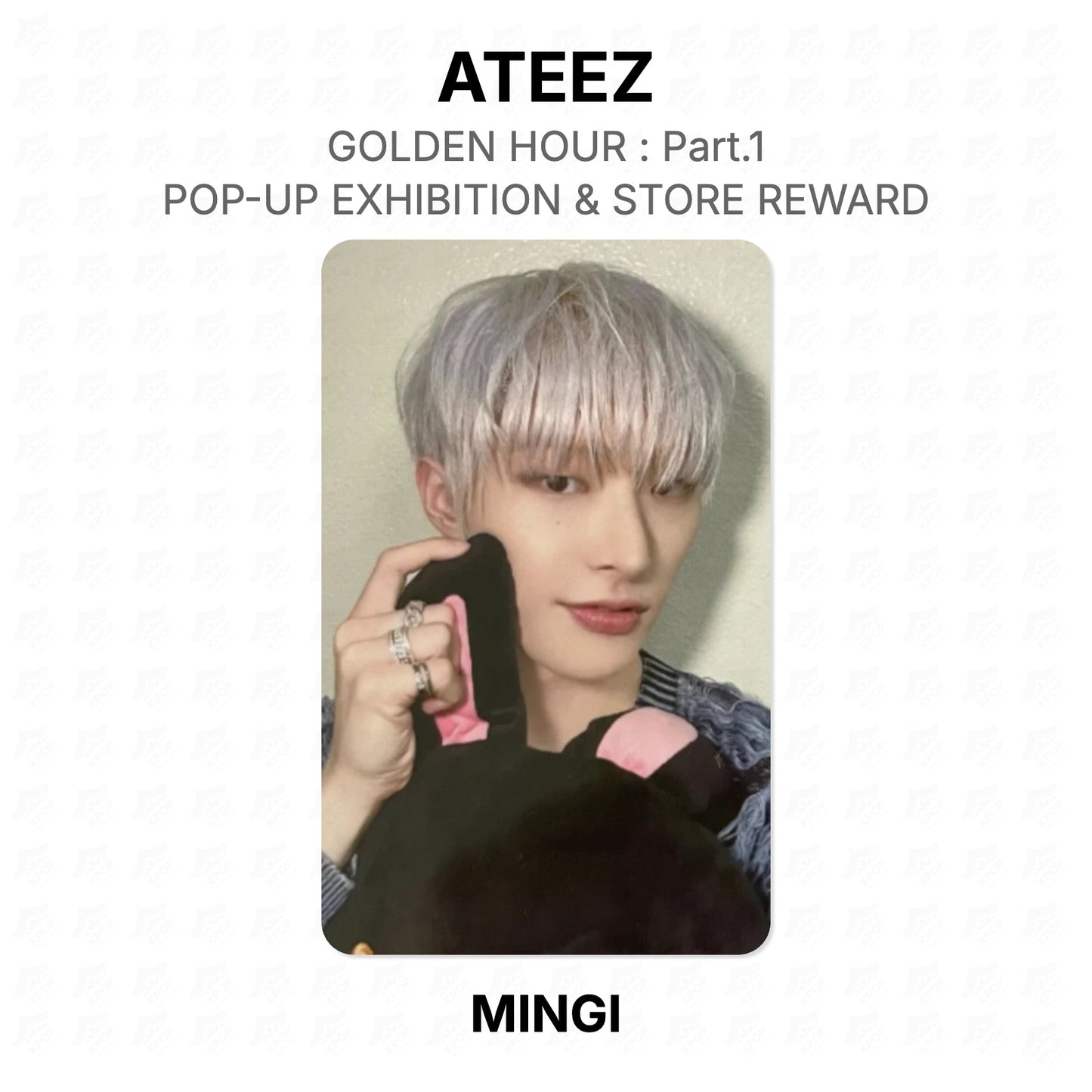 ATEEZ GOLDEN HOUR : Part.1 POP-UP EXHIBITION & STORE REWARD Official Photocard