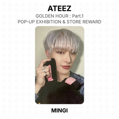ATEEZ GOLDEN HOUR : Part.1 POP-UP EXHIBITION & STORE REWARD Official Photocard