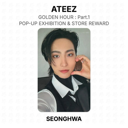 ATEEZ GOLDEN HOUR : Part.1 POP-UP EXHIBITION & STORE REWARD Official Photocard