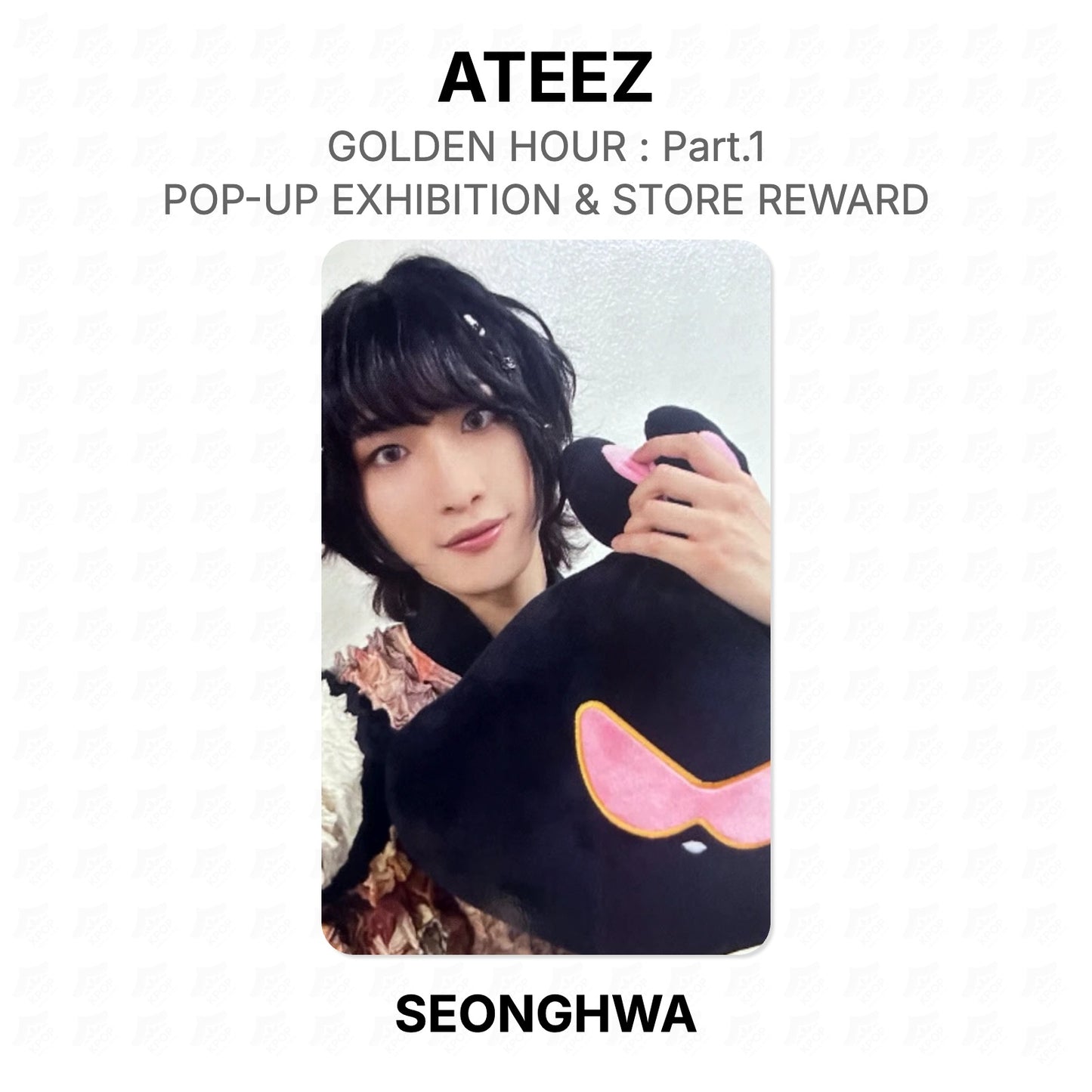 ATEEZ GOLDEN HOUR : Part.1 POP-UP EXHIBITION & STORE REWARD Official Photocard
