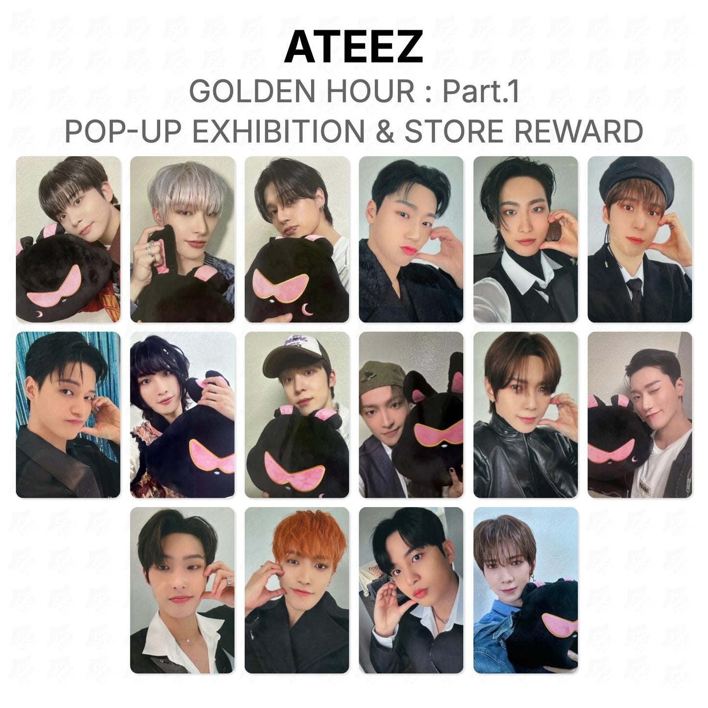 ATEEZ GOLDEN HOUR : Part.1 POP-UP EXHIBITION & STORE REWARD Official Photocard