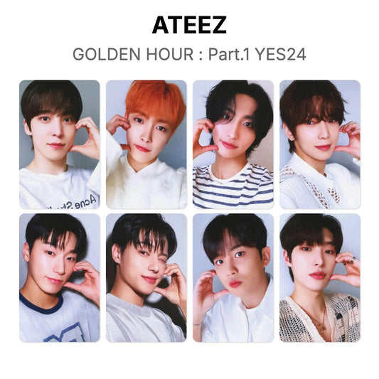 ATEEZ GOLDEN HOUR : Part.1 YES24 โฟโต้การ์ดของแท้