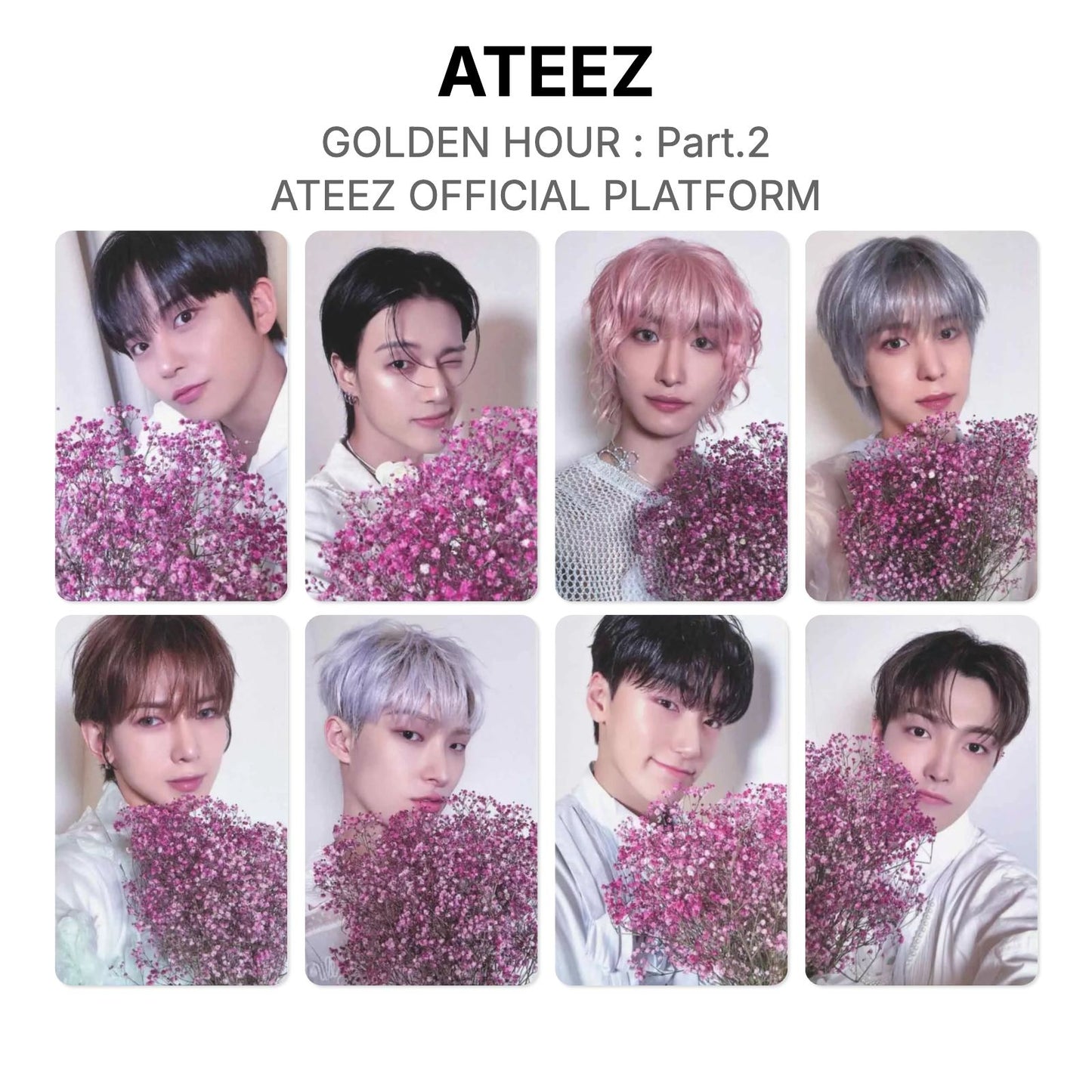 ATEEZ GOLDEN HOUR : Part.2 ATEEZ OFFICIAL PLATFORM Official Photocard