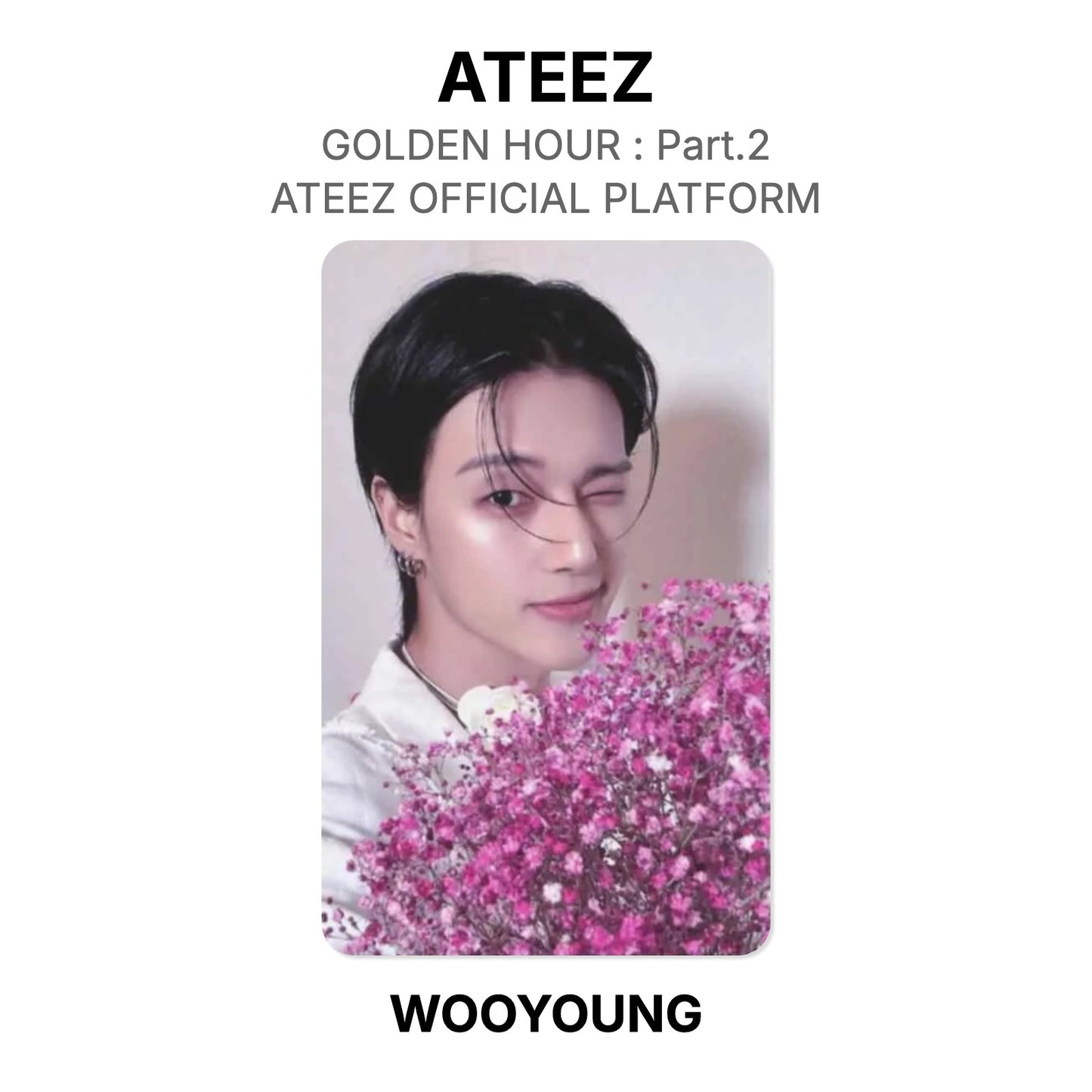 ATEEZ GOLDEN HOUR : Part.2 ATEEZ OFFICIAL PLATFORM Official Photocard