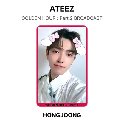 ATEEZ GOLDEN HOUR : Part.2 BROADCAST Official Photocard