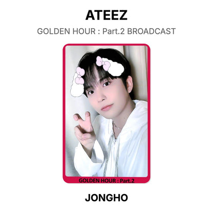 ATEEZ GOLDEN HOUR : Part.2 BROADCAST Official Photocard