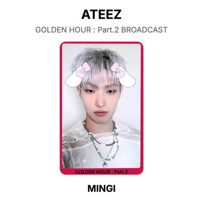 ATEEZ GOLDEN HOUR : Part.2 BROADCAST Official Photocard
