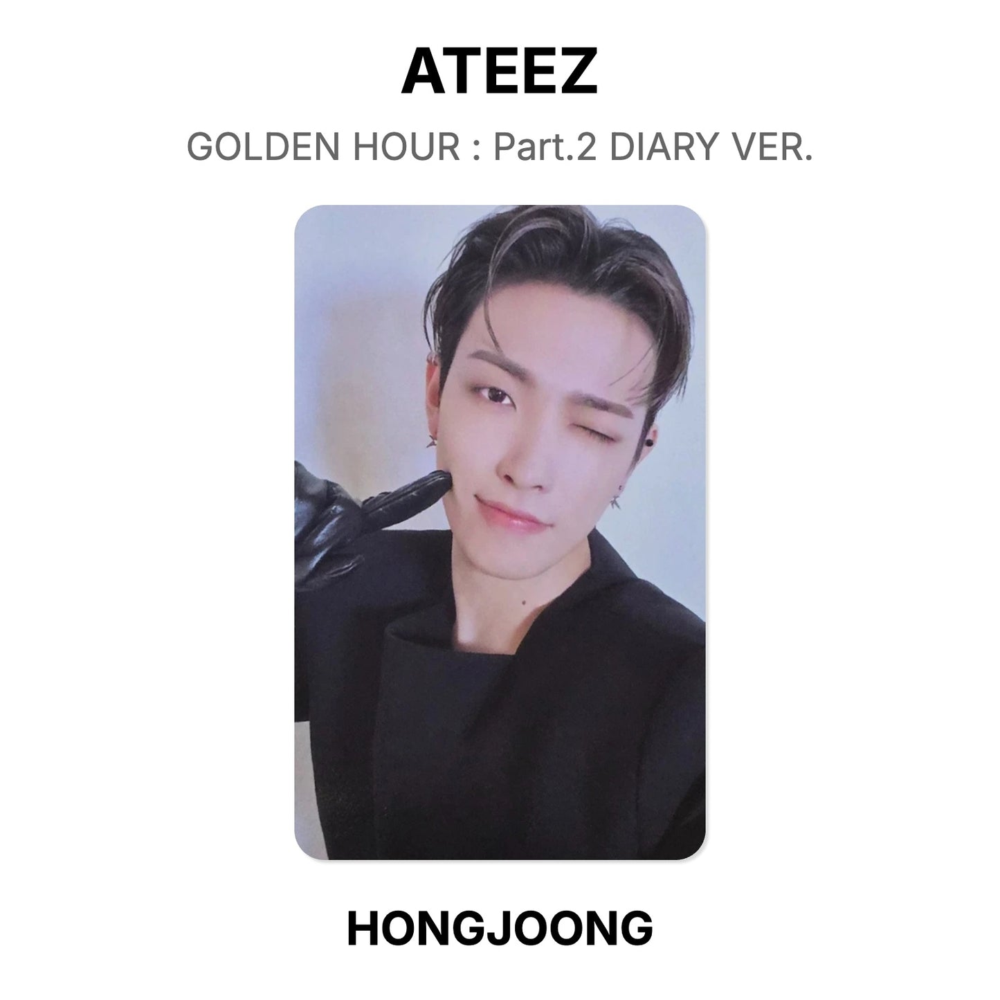 ATEEZ GOLDEN HOUR : Part.2 DIARY VER. Official Photocard