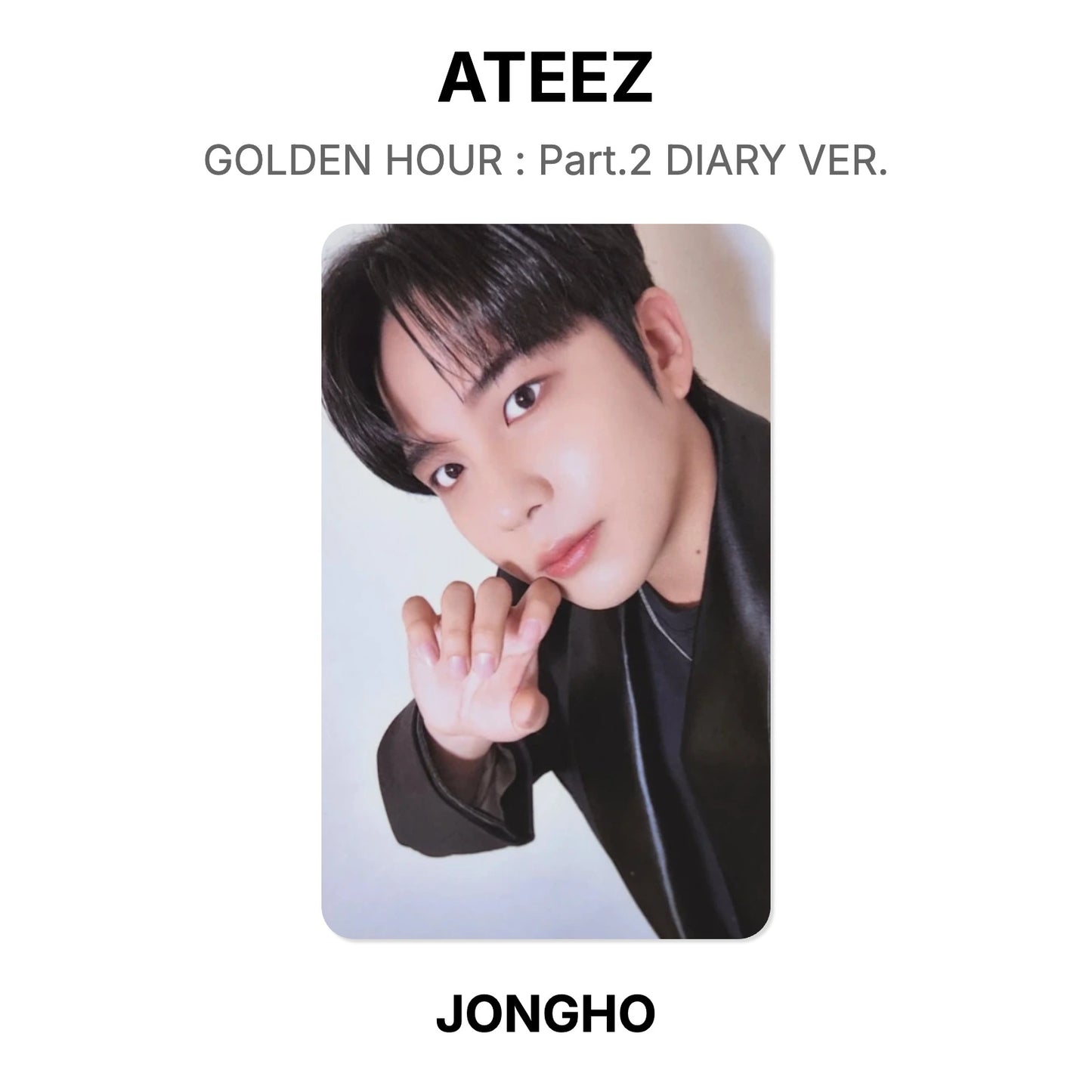 ATEEZ GOLDEN HOUR : Part.2 DIARY VER. Official Photocard