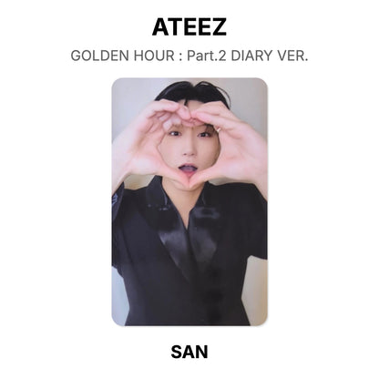 ATEEZ GOLDEN HOUR : Part.2 DIARY VER. Official Photocard