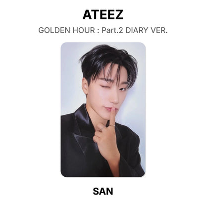 ATEEZ GOLDEN HOUR : Part.2 DIARY VER. Official Photocard