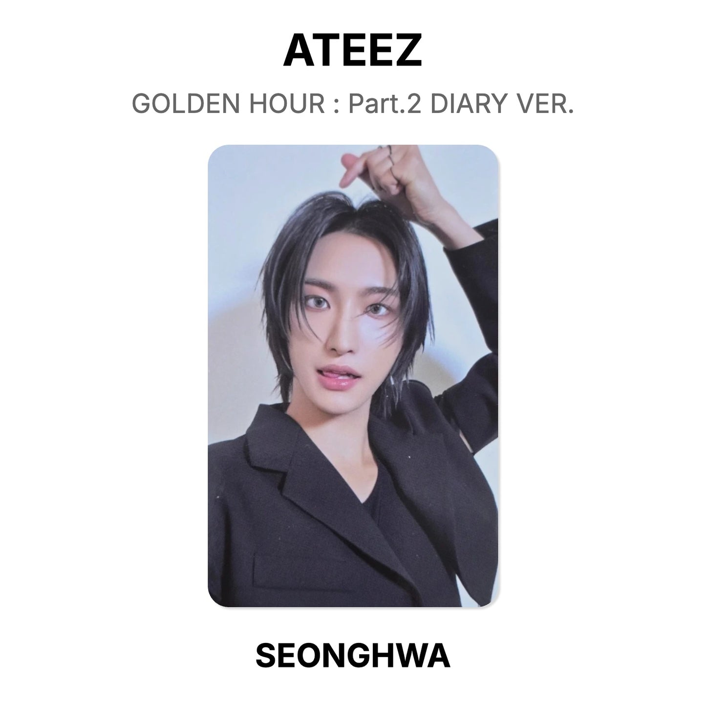 ATEEZ GOLDEN HOUR : Part.2 DIARY VER. Official Photocard