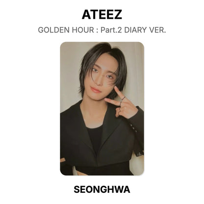 ATEEZ GOLDEN HOUR : Part.2 DIARY VER. Official Photocard