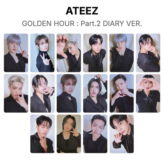 ATEEZ GOLDEN HOUR : Part.2 DIARY VER. Official Photocard