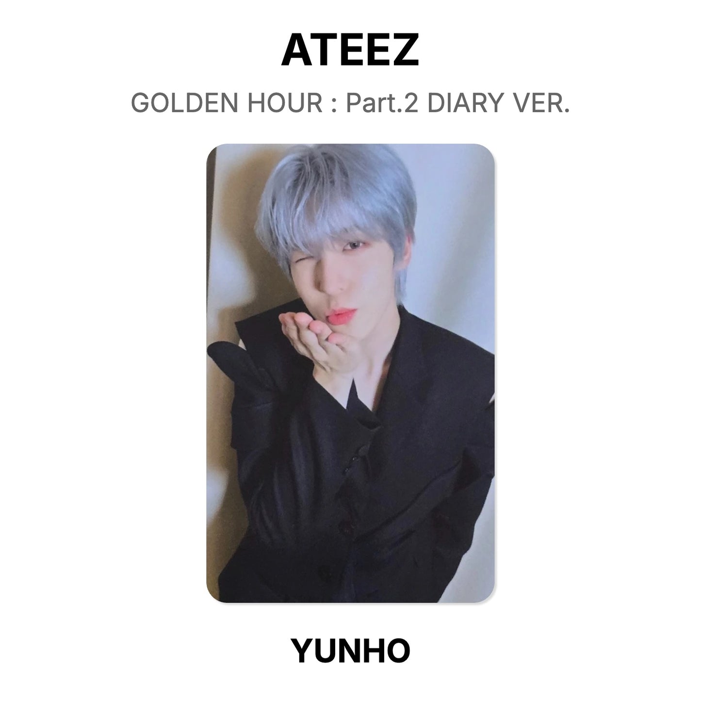 ATEEZ GOLDEN HOUR : Part.2 DIARY VER. Official Photocard