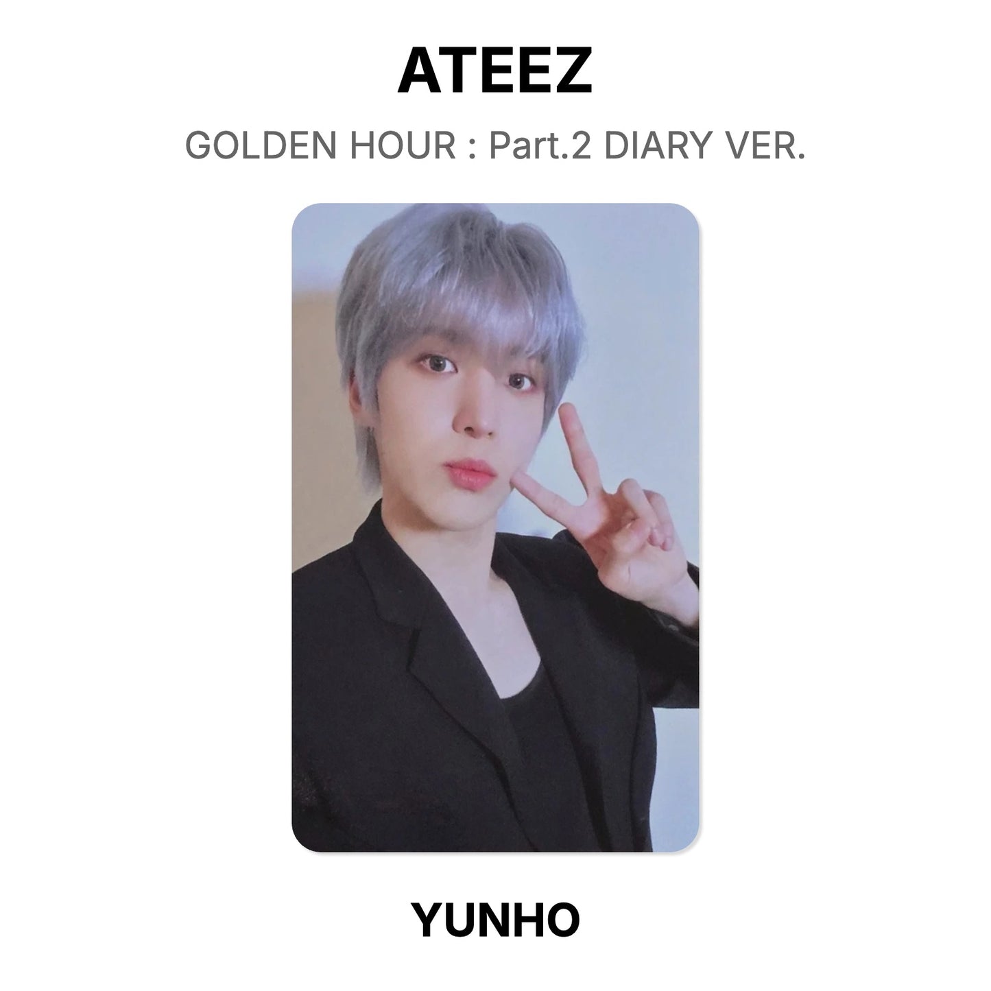 ATEEZ GOLDEN HOUR : Part.2 DIARY VER. Official Photocard