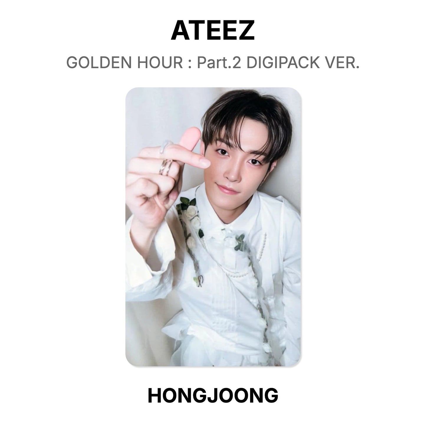 ATEEZ GOLDEN HOUR : Part.2 DIGIPACK VER. Official Photocard