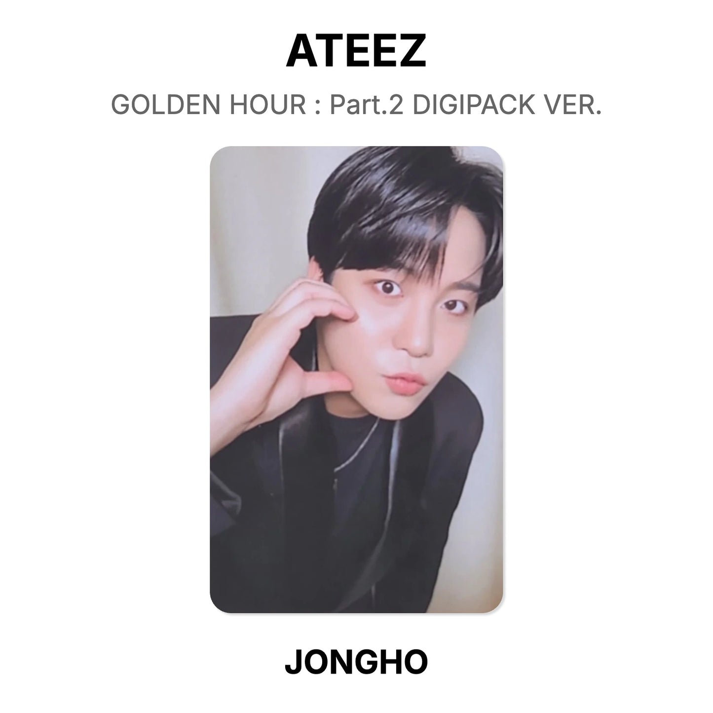 ATEEZ GOLDEN HOUR : Part.2 DIGIPACK VER. Official Photocard