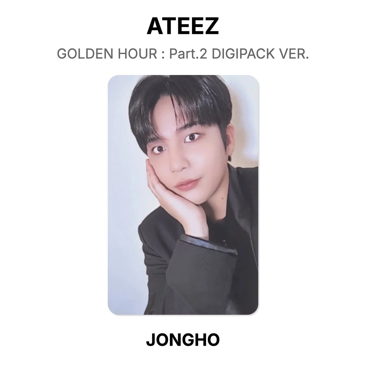 ATEEZ GOLDEN HOUR : Part.2 DIGIPACK VER. Official Photocard