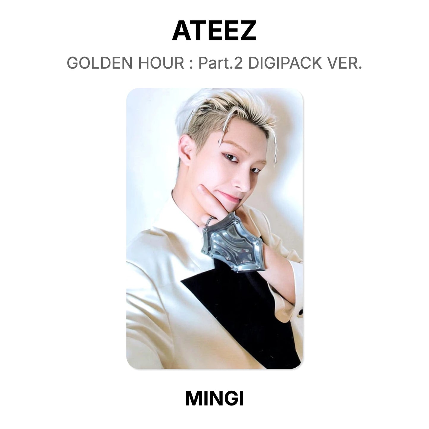 ATEEZ GOLDEN HOUR : Part.2 DIGIPACK VER. Official Photocard