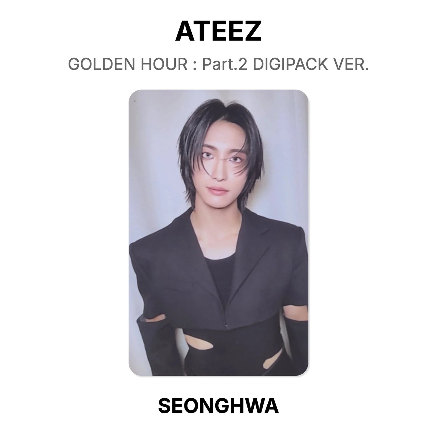 ATEEZ GOLDEN HOUR : Part.2 DIGIPACK VER. Official Photocard