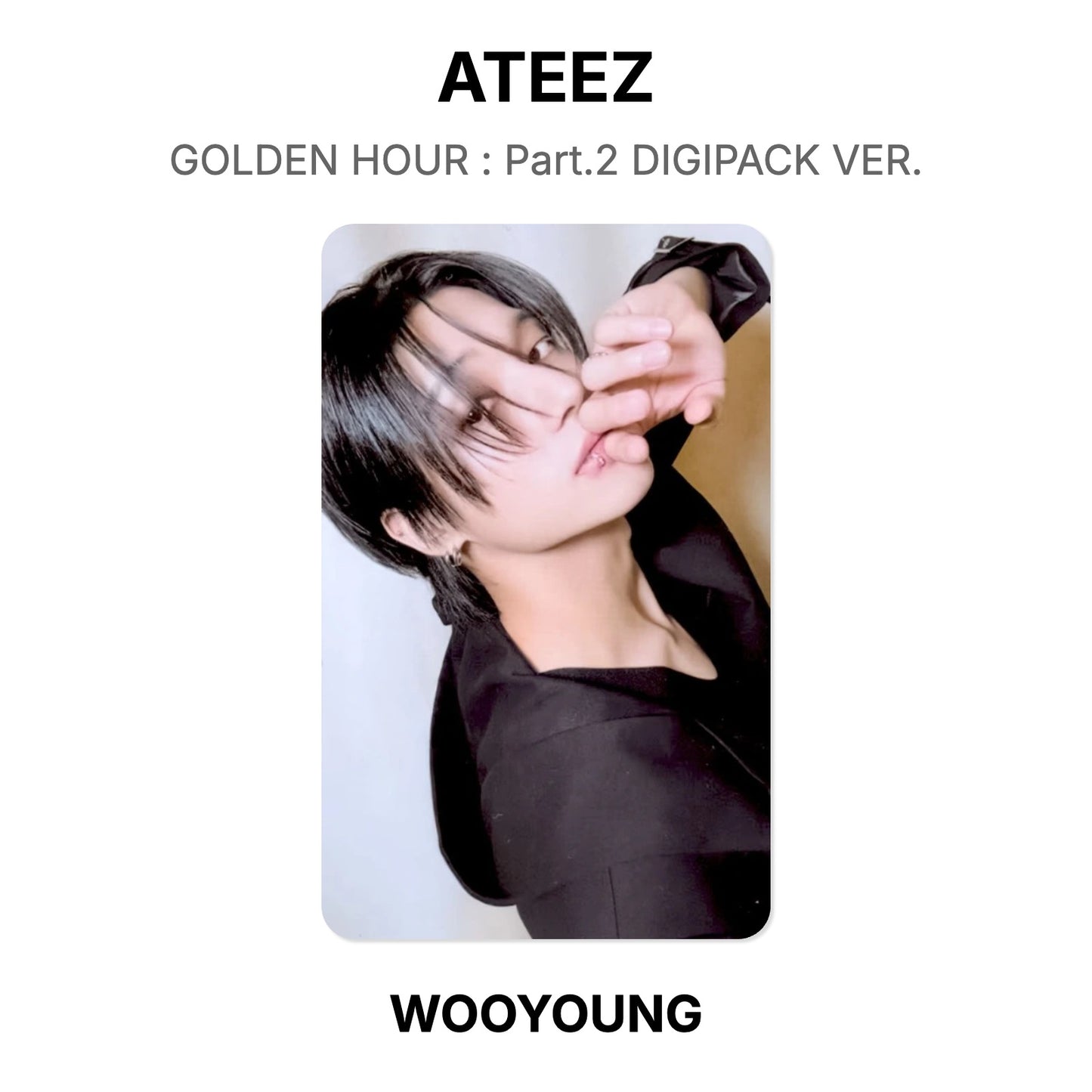 ATEEZ GOLDEN HOUR : Part.2 DIGIPACK VER. Official Photocard