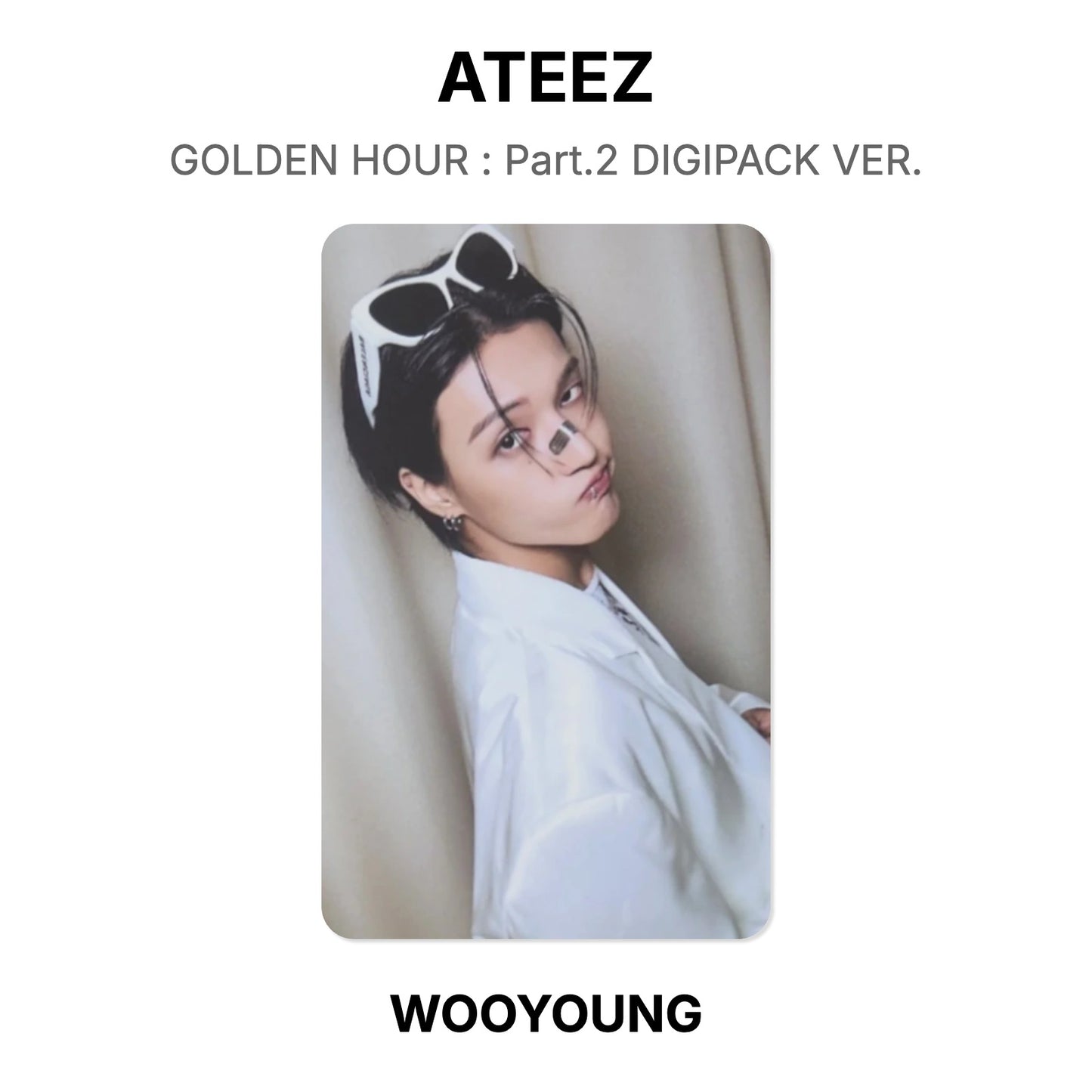 ATEEZ GOLDEN HOUR : Part.2 DIGIPACK VER. Official Photocard