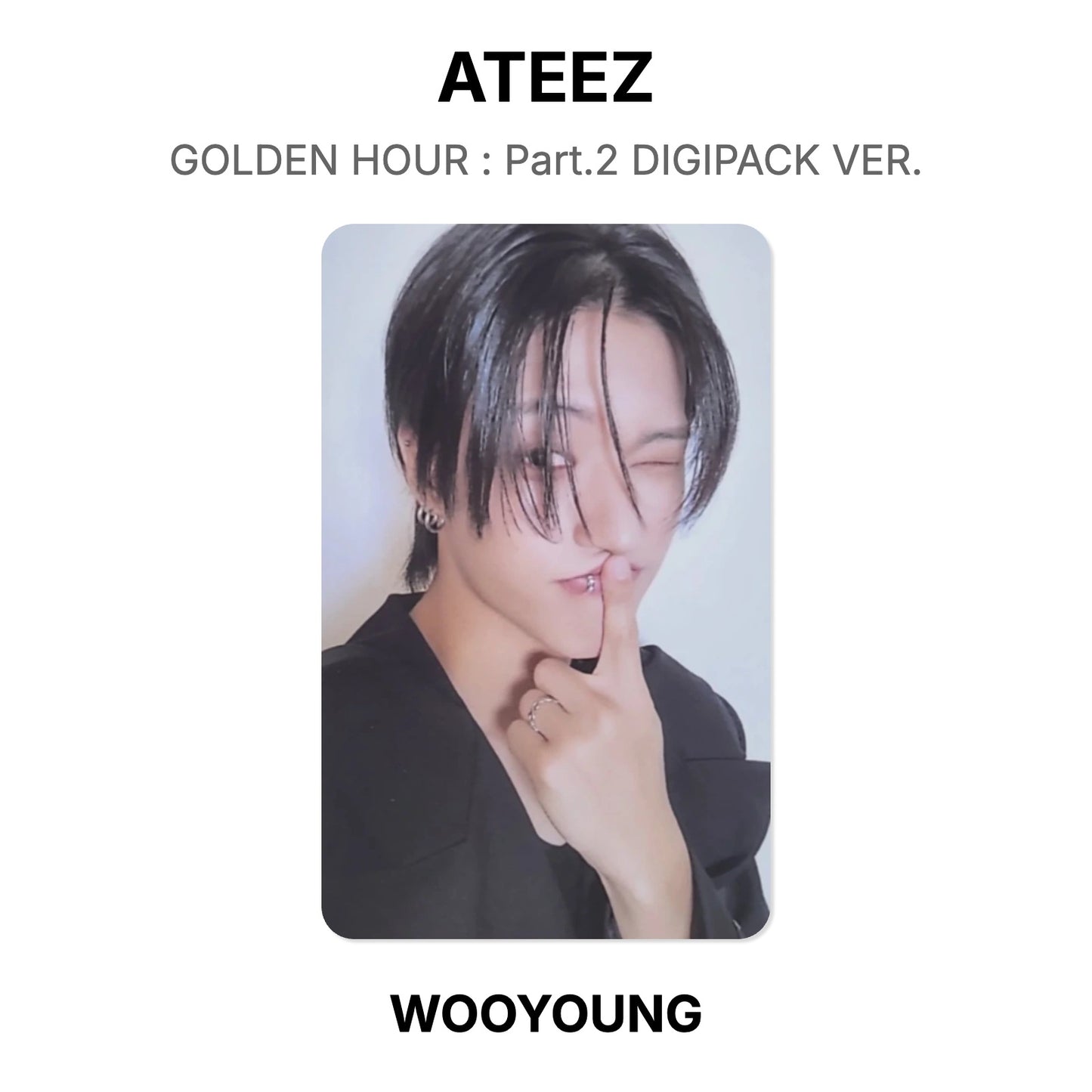 ATEEZ GOLDEN HOUR : Part.2 DIGIPACK VER. Official Photocard