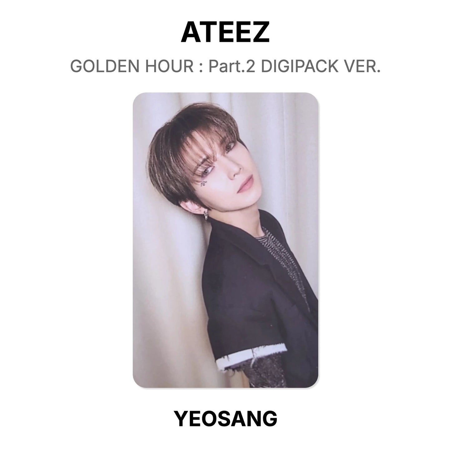 ATEEZ GOLDEN HOUR : Part.2 DIGIPACK VER. Official Photocard