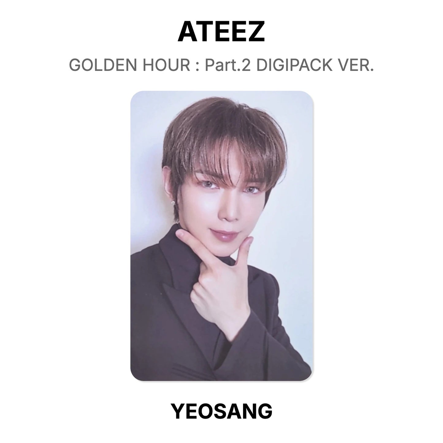 ATEEZ GOLDEN HOUR : Part.2 DIGIPACK VER. Official Photocard