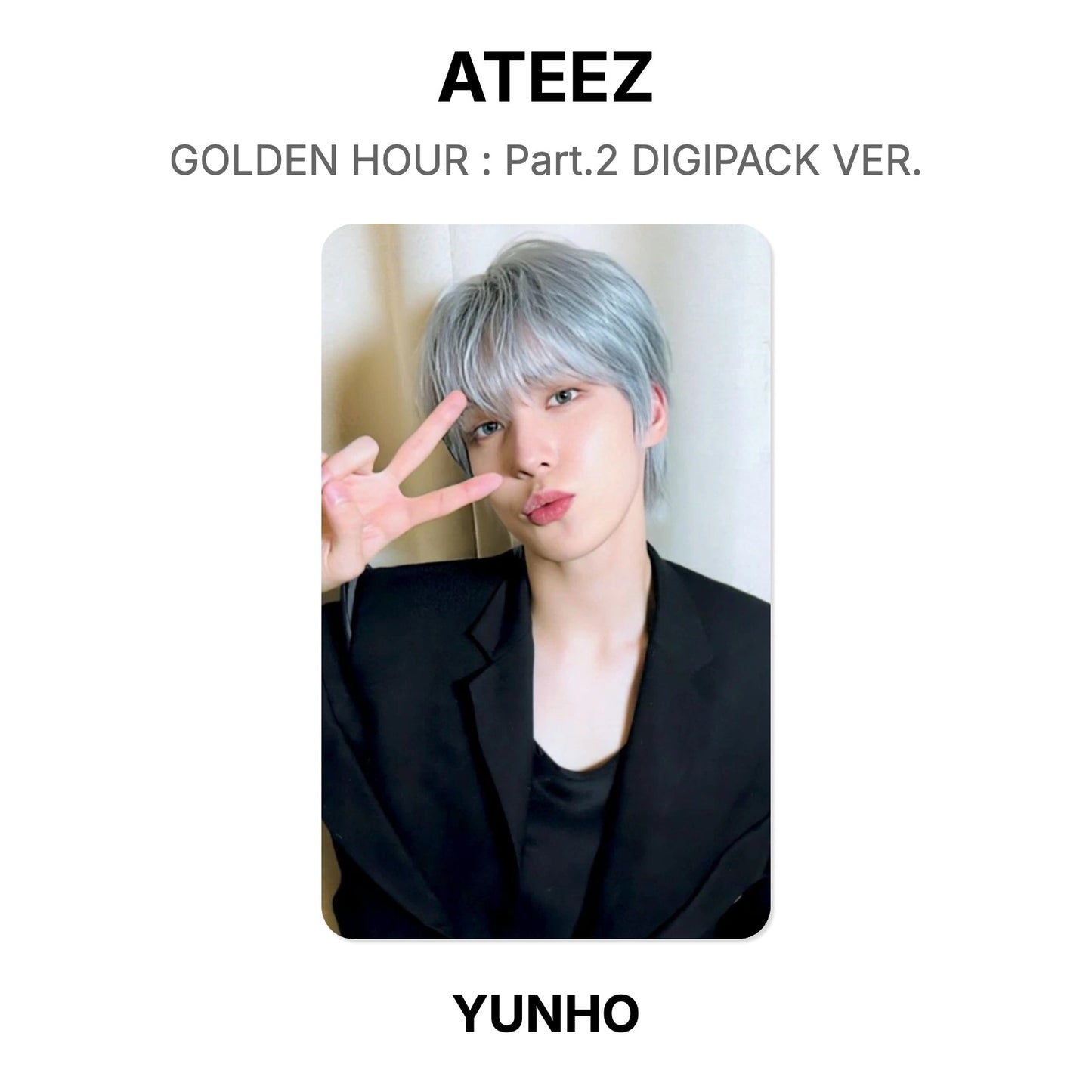 ATEEZ GOLDEN HOUR : Part.2 DIGIPACK VER. Official Photocard
