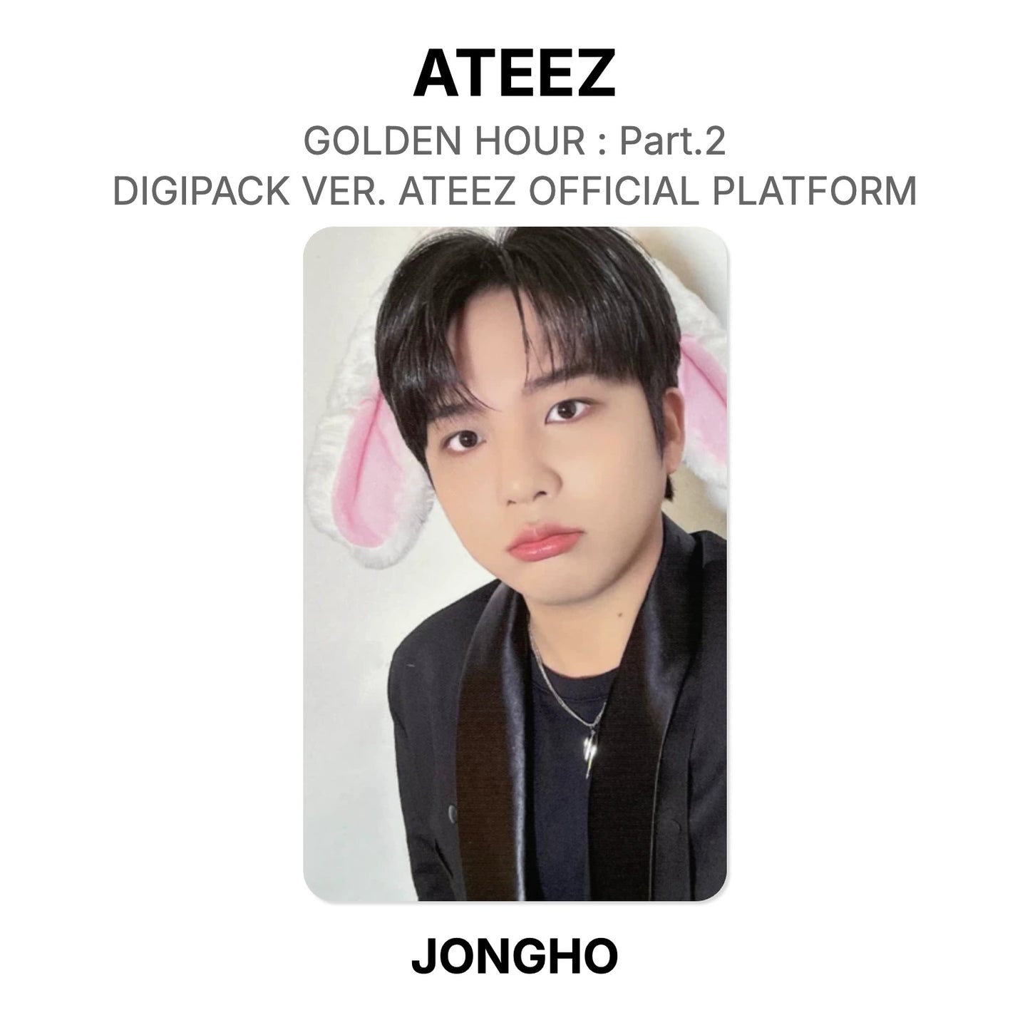 ATEEZ GOLDEN HOUR : Part.2 DIGIPACK VER. ATEEZ OFFICIAL PLATFORM Offizielle Photocard