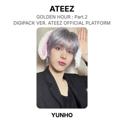 ATEEZ GOLDEN HOUR : Part.2 DIGIPACK VER. ATEEZ OFFICIAL PLATFORM Offizielle Photocard