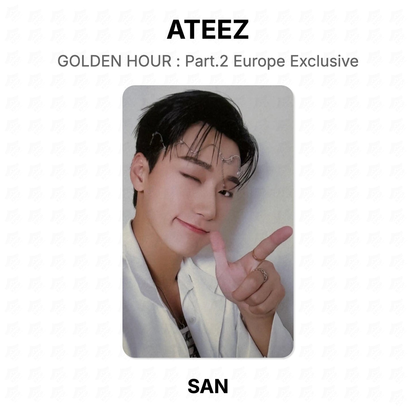 ATEEZ GOLDEN HOUR : Part.2 Europe Exclusive Official Photocard