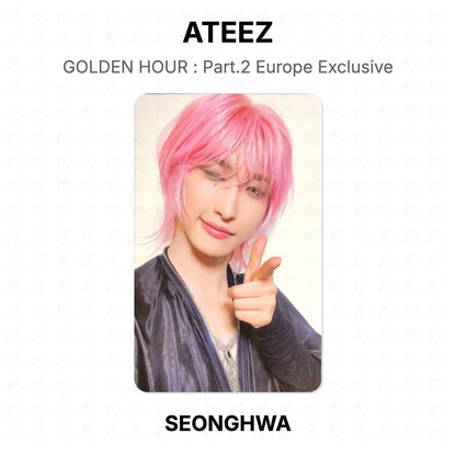 ATEEZ GOLDEN HOUR : Part.2 Europe Exclusive Official Photocard