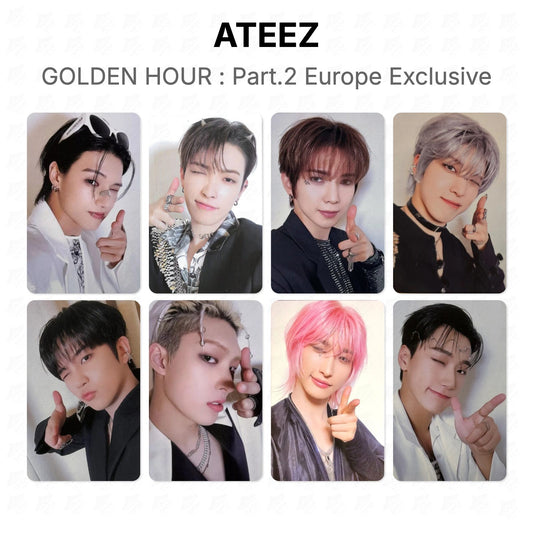 ATEEZ GOLDEN HOUR : Part.2 Europe Exclusive Official Photocard