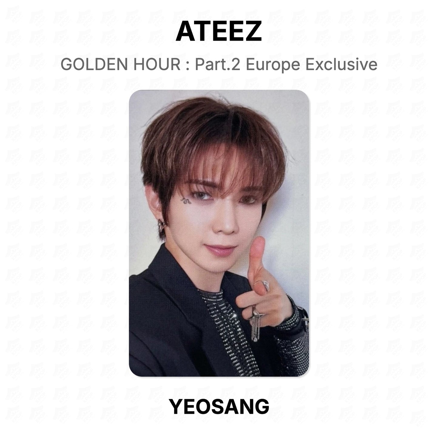 ATEEZ GOLDEN HOUR : Part.2 Europe Exclusive Official Photocard