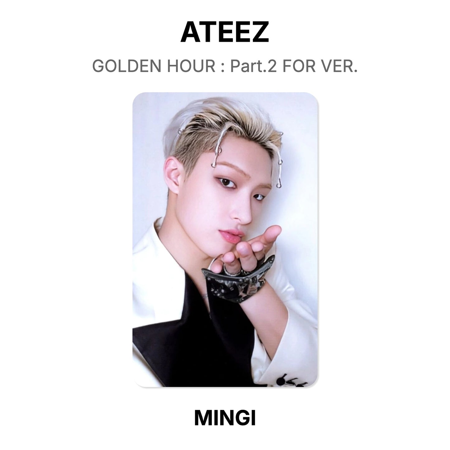 ATEEZ GOLDEN HOUR : Part.2 FOR VER. Offizielle Photocard