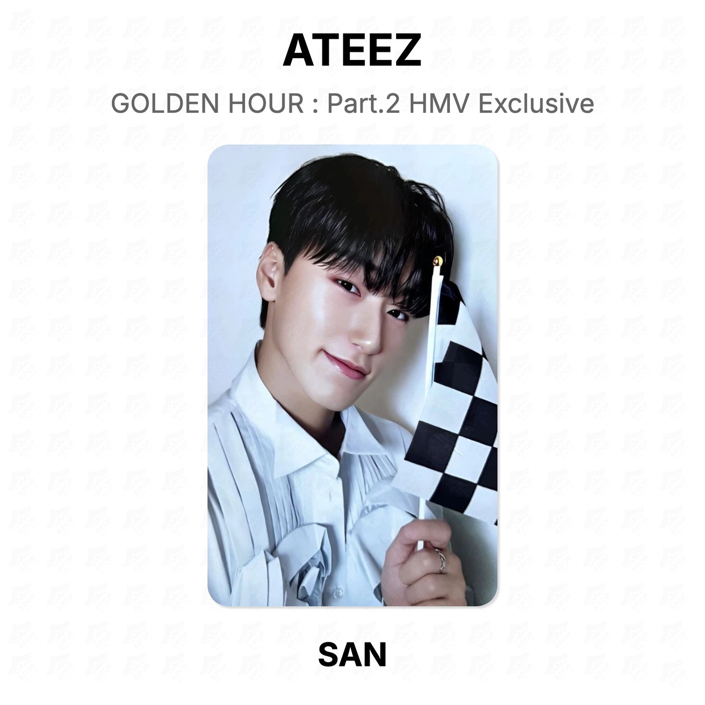 ATEEZ GOLDEN HOUR : Part.2 HMV Exclusive Official Photocard