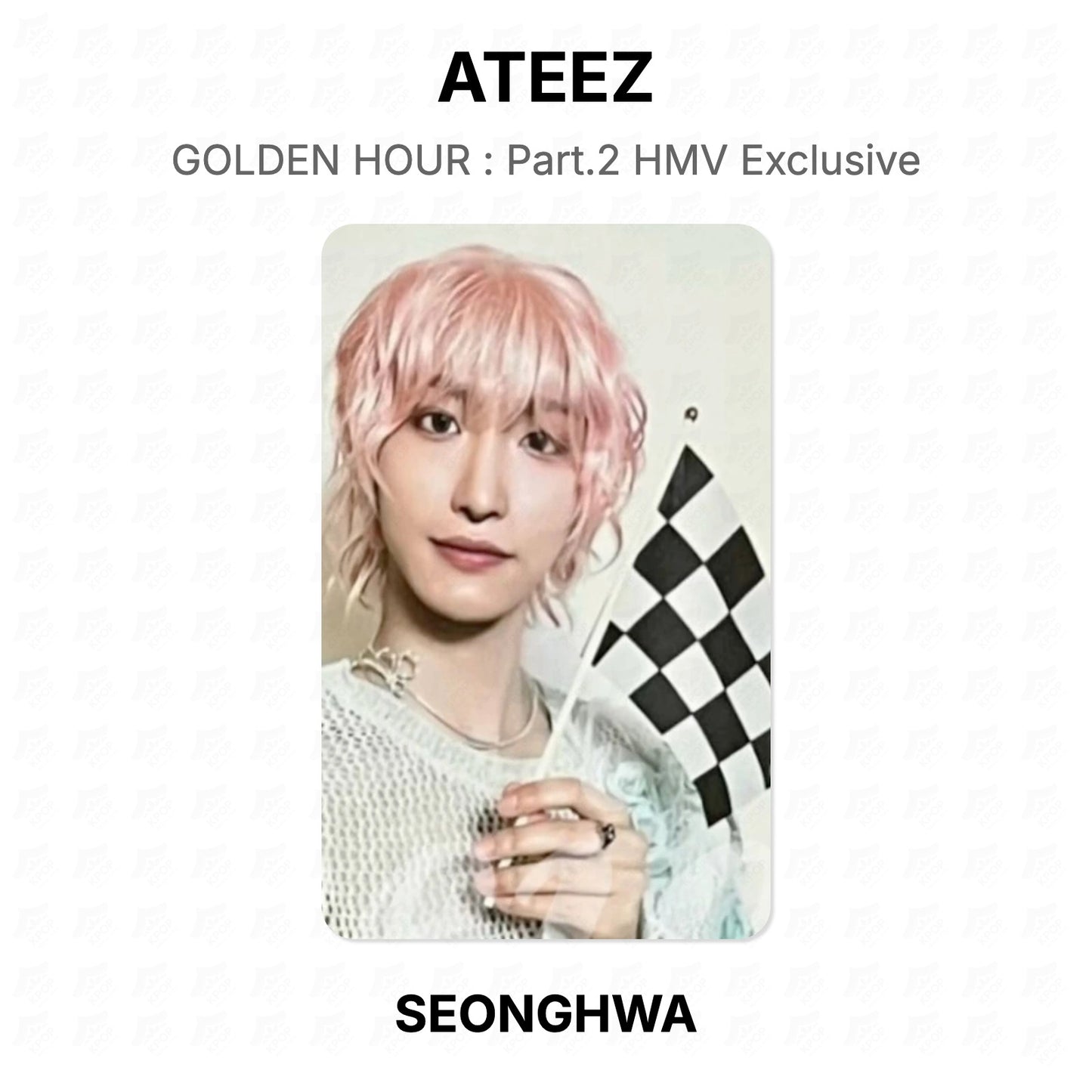 ATEEZ GOLDEN HOUR : Part.2 HMV Exclusive Official Photocard