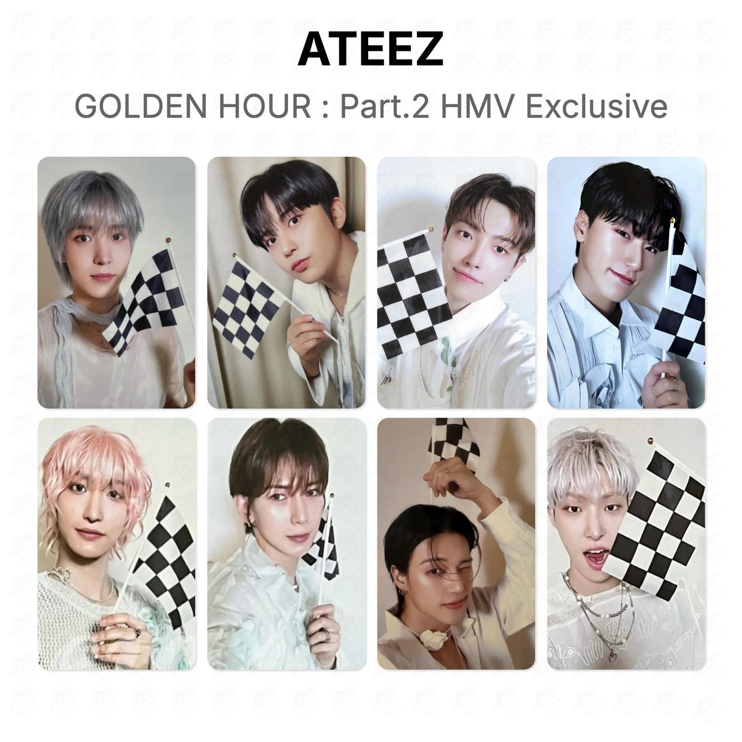 ATEEZ GOLDEN HOUR : Part.2 HMV Exclusive Official Photocard