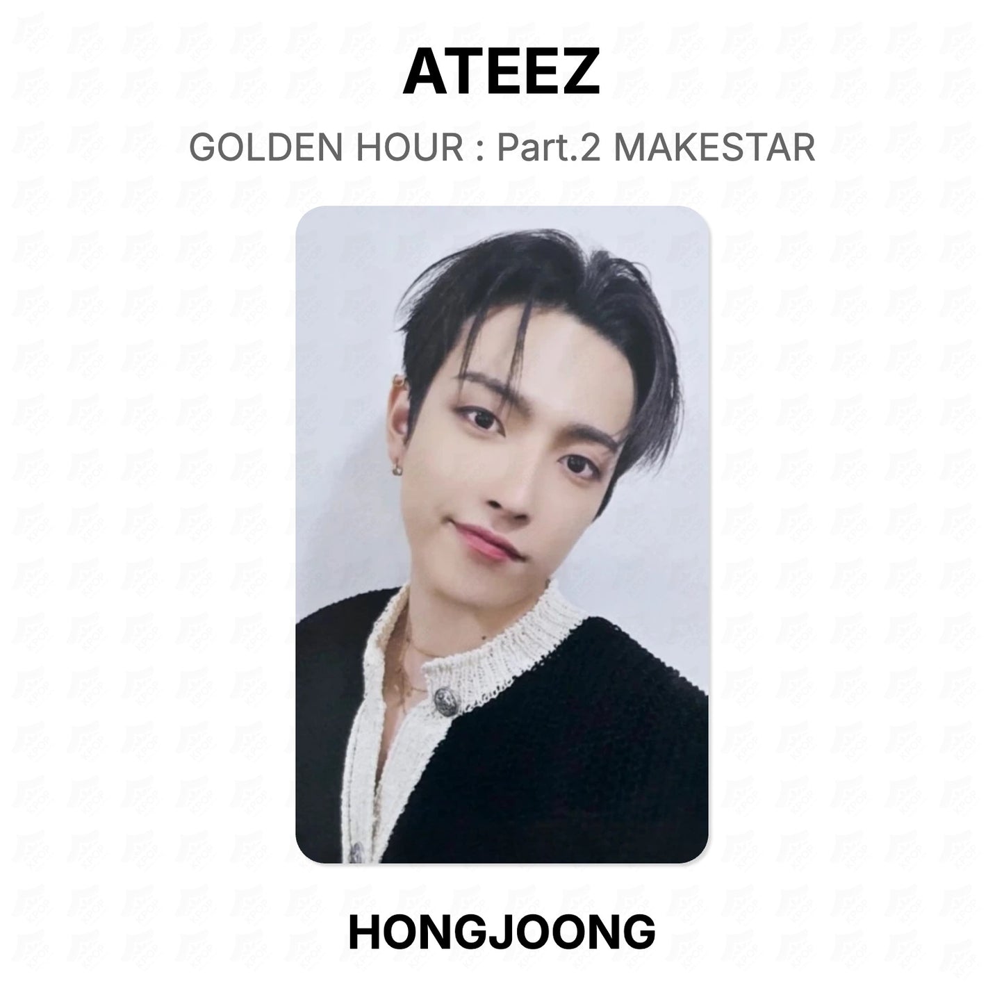 ATEEZ GOLDEN HOUR : Part.2 MAKESTAR Official Photocard