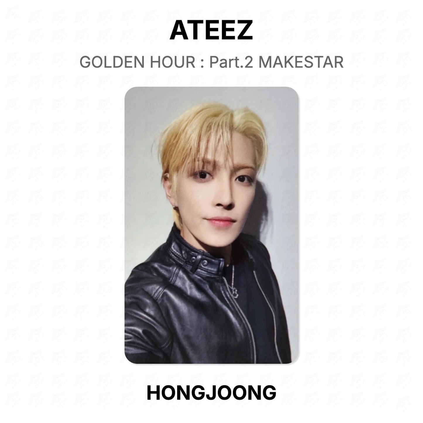 ATEEZ GOLDEN HOUR : Part.2 MAKESTAR Official Photocard