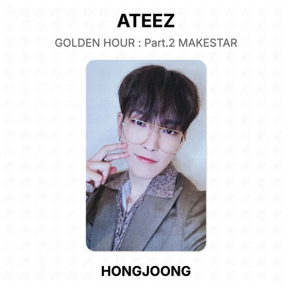 ATEEZ GOLDEN HOUR : Part.2 MAKESTAR Official Photocard