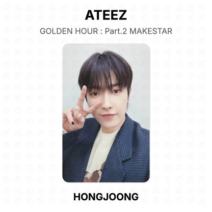 ATEEZ GOLDEN HOUR : Part.2 MAKESTAR Official Photocard