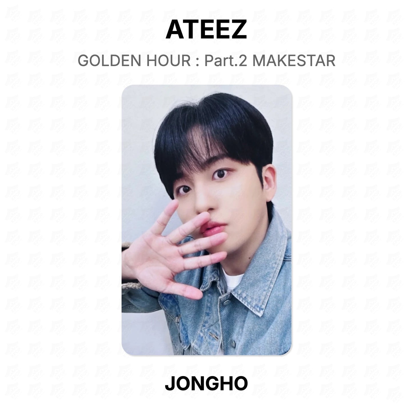 ATEEZ GOLDEN HOUR : Part.2 MAKESTAR Official Photocard